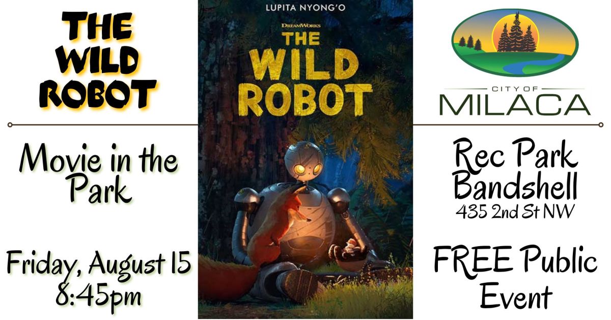 Wild Robot Movie in the Park Time