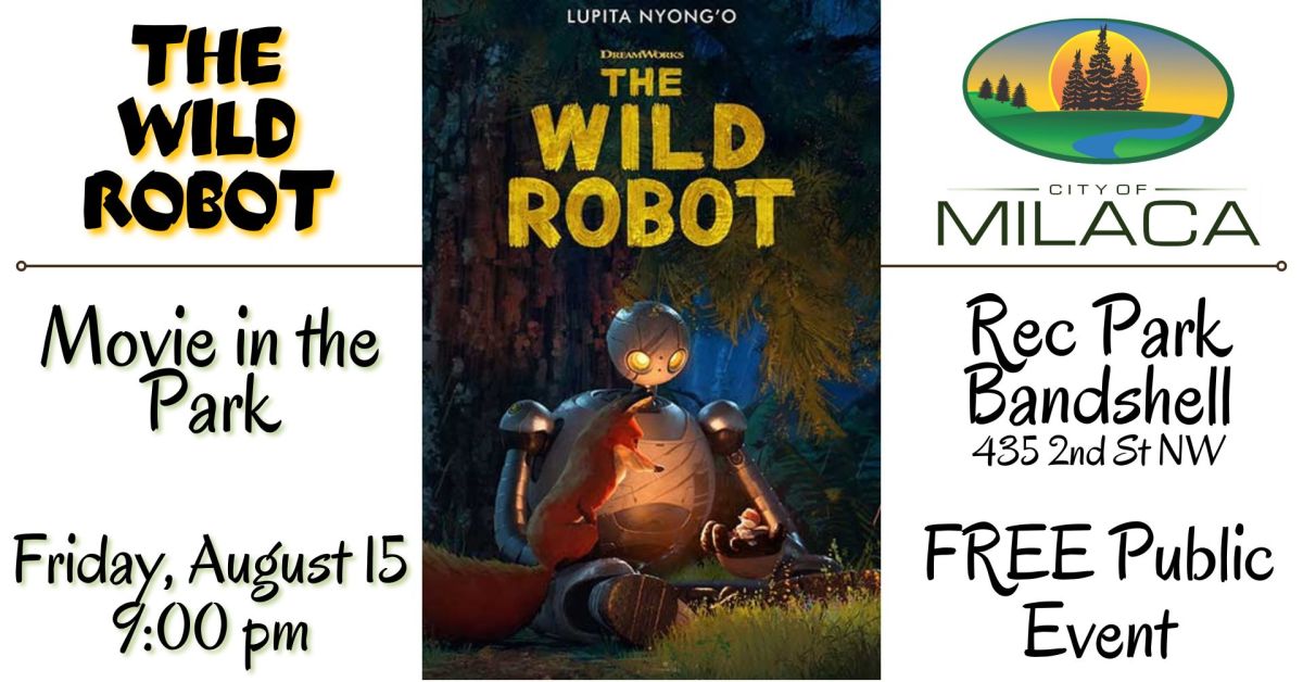 Wild Robot Movie in the Park